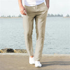 Pantaloni Uomo Casual in Lino Leggero