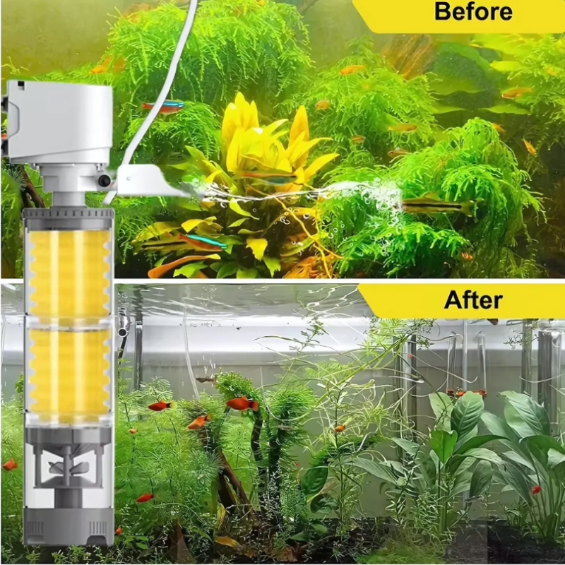 ANFINITE AquariumFilter Filtro per Acquario per Acqua Pulita e Cristallina