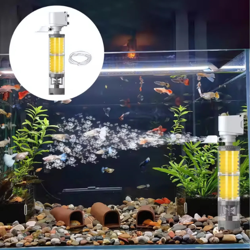 ANFINITE AquariumFilter Filtro per Acquario per Acqua Pulita e Cristallina