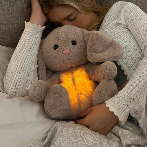 Animale di Peluche Rilassante con Luce e Suono per Bambini - Morbido e Sicuro