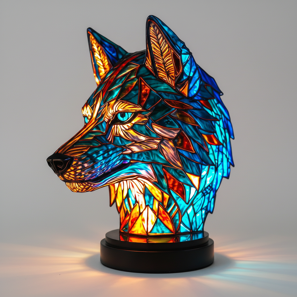 Kunstnerisk bordlampe – LightArt