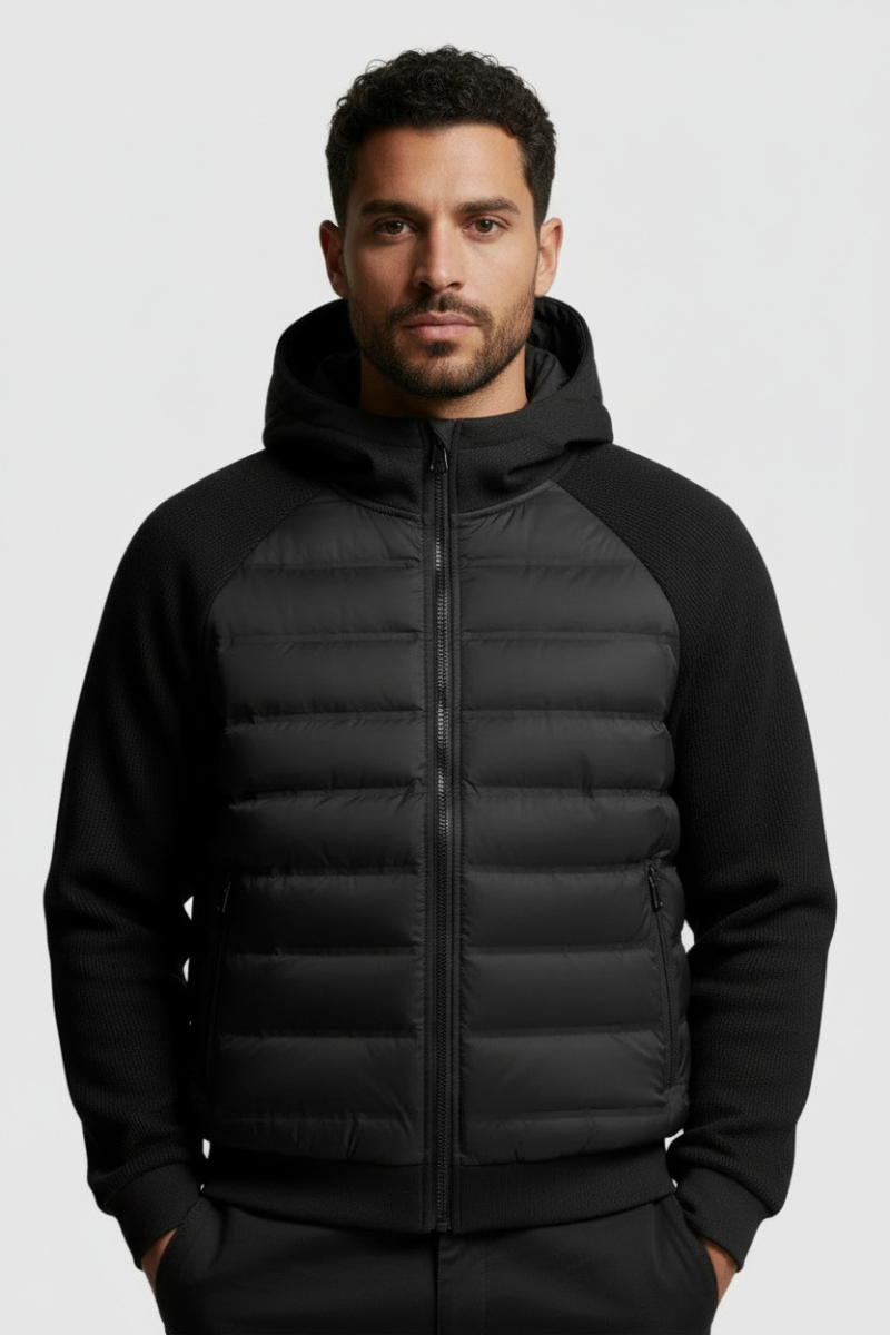 DIRK – Praktisk herrejakke med hætte i tidløst