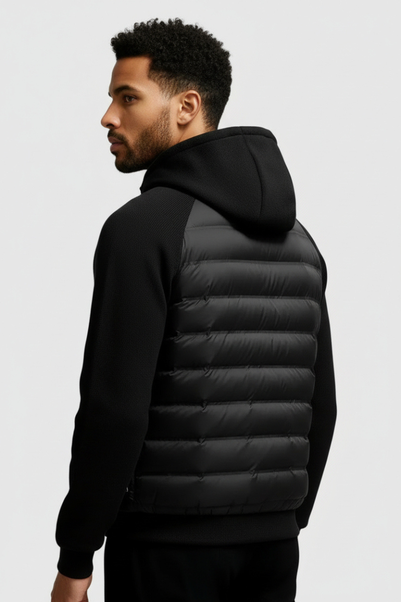 DIRK – Praktisk herrejakke med hætte i tidløst