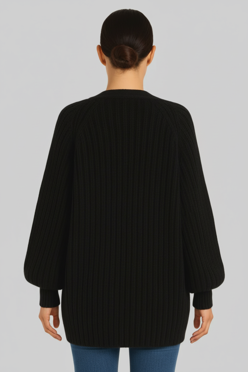 JULIA – Oversized strikket cardigan til kvinder