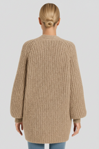 JULIA – Oversized strikket cardigan til kvinder