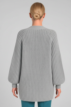 JULIA – Oversized strikket cardigan til kvinder