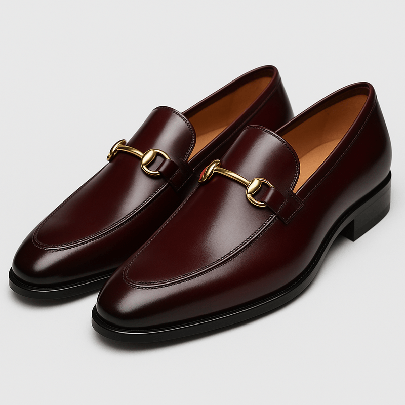 Herreloafers Metaldetalje Elegant Silhuet Komfort
