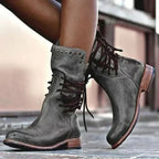 Bottes de cowboy pour femme à bout pointu, style western
