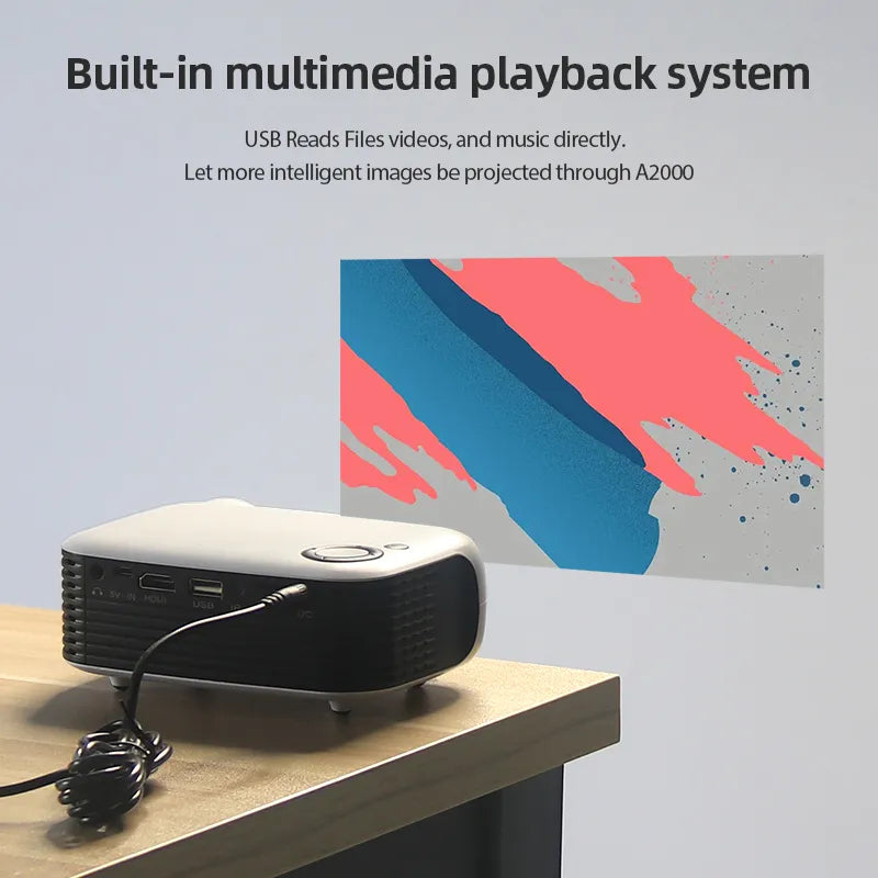 Mini Projektor | Oplev biografmagien hvor som helst!