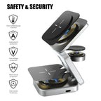 Stazione di Ricarica Magnetica ANFINITE 3 in 1 Pieghevole
