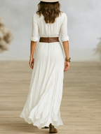 Abito Elegante con Collo Coreano ANFINITE Fiorina