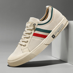 Baskets pour homme en maille respirante à rayures – chaussures de sport décontractées, légères et confortables