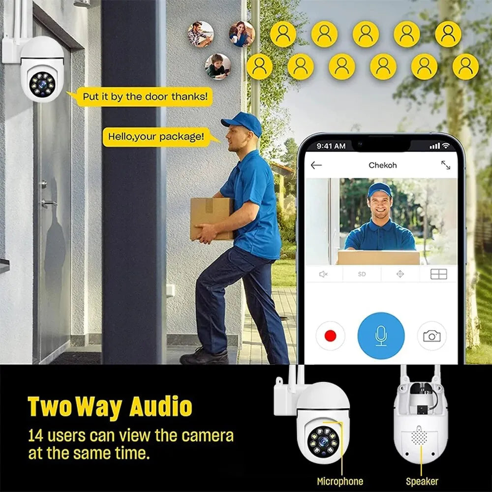 Telecamera WiFi di Sorveglianza 360° ANFINITE Lunero