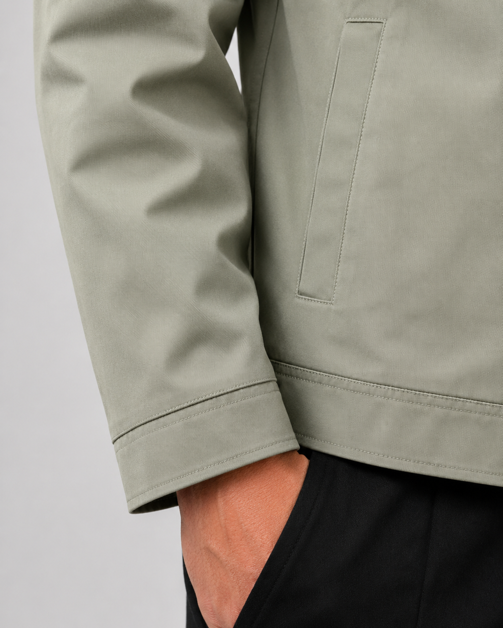 Giacca Harrington Uomo Classica con Zip