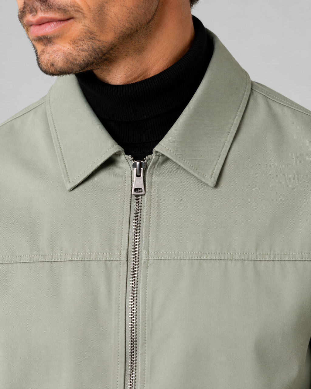 Giacca Harrington Uomo Classica con Zip