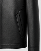 Giacca Uomo in Ecopelle con Zip