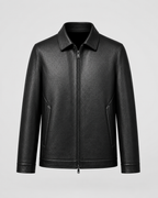 Giacca Uomo in Ecopelle con Zip
