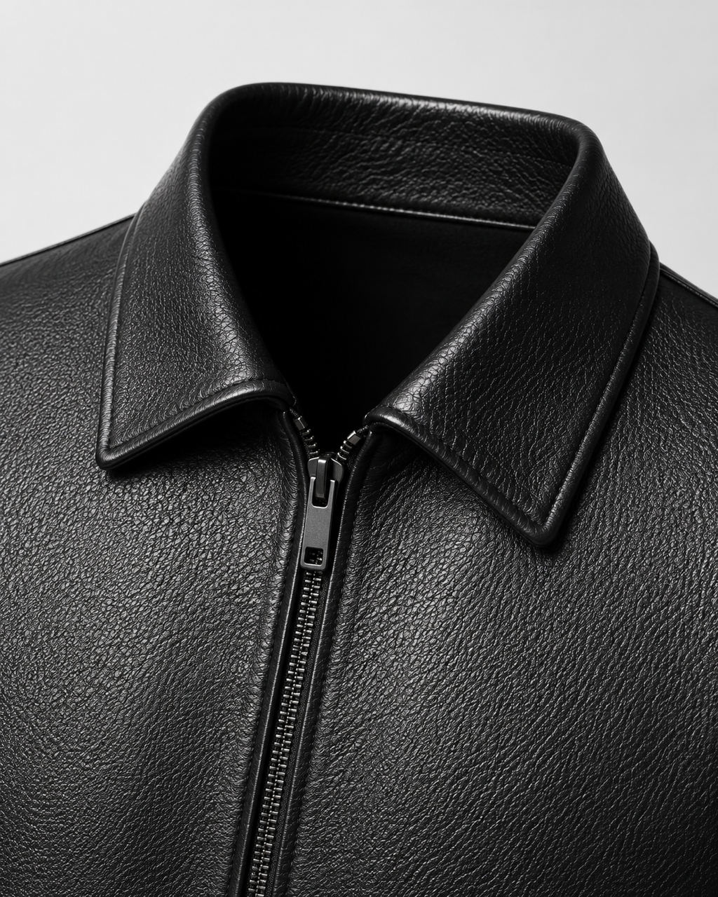 Giacca Uomo in Ecopelle con Zip