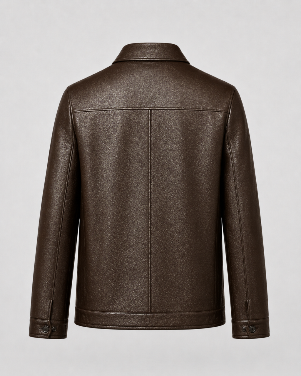 Giacca Uomo in Ecopelle con Zip