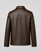 Giacca Uomo in Ecopelle con Zip