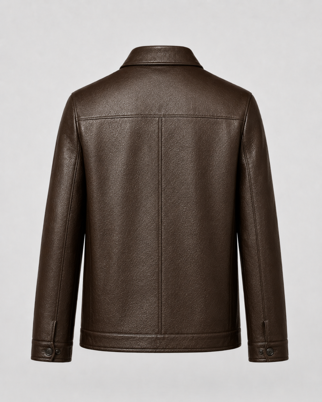 Giacca Uomo in Ecopelle con Zip