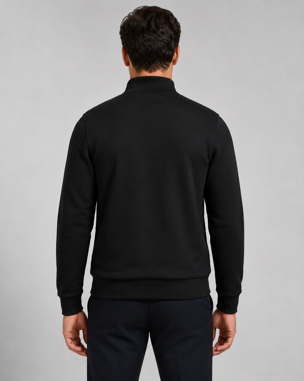 Chaqueta híbrida acolchada de hombre con mangas de punto