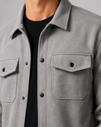Sobrecamisa informal para hombre con bolsillos