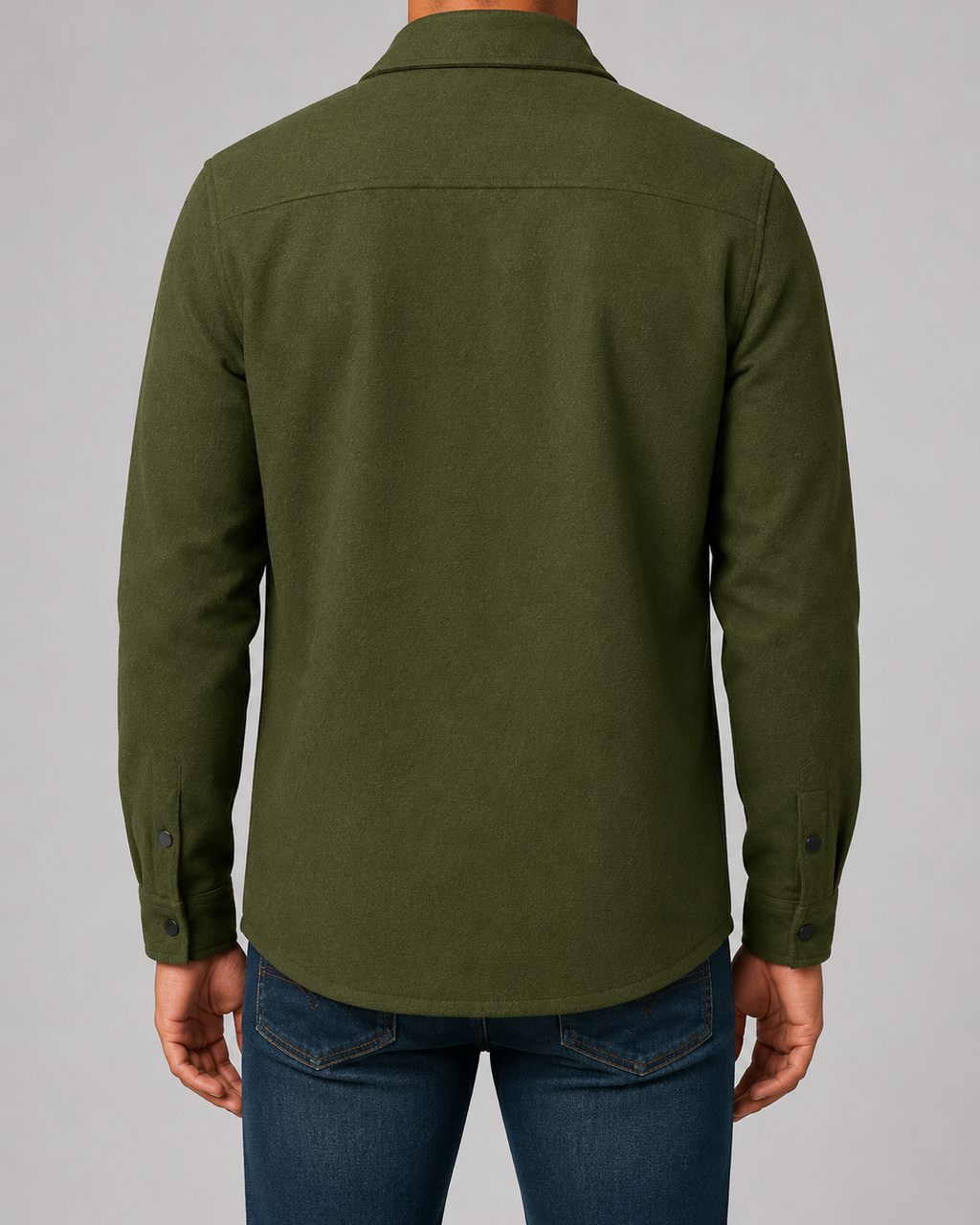 Sobrecamisa informal para hombre con bolsillos