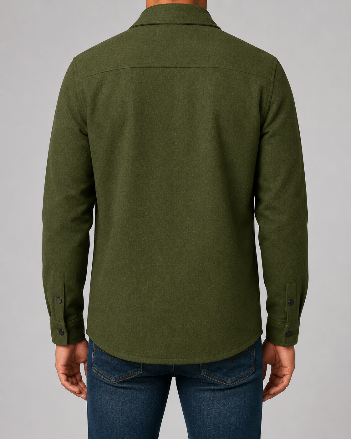 Sobrecamisa informal para hombre con bolsillos