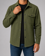 Sobrecamisa informal para hombre con bolsillos