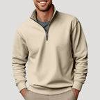 Maglione Uomo Classico con Zip a Quarto