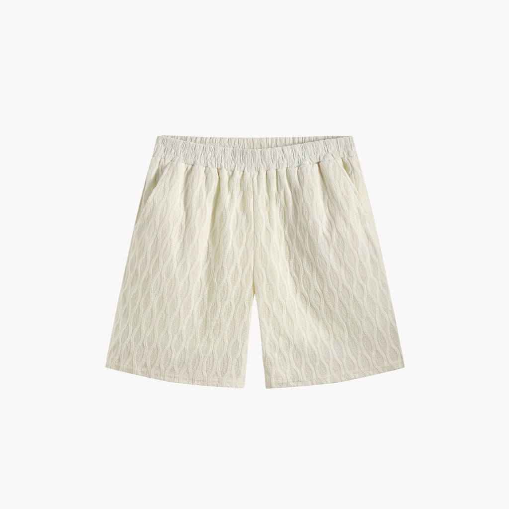 Conjunto de verano para hombre de dos piezas con camisa y pantalones cortos