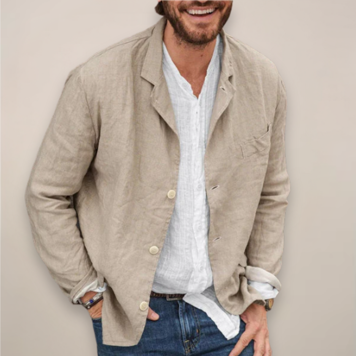 Blazer Estivo Uomo Leggero e Traspirante