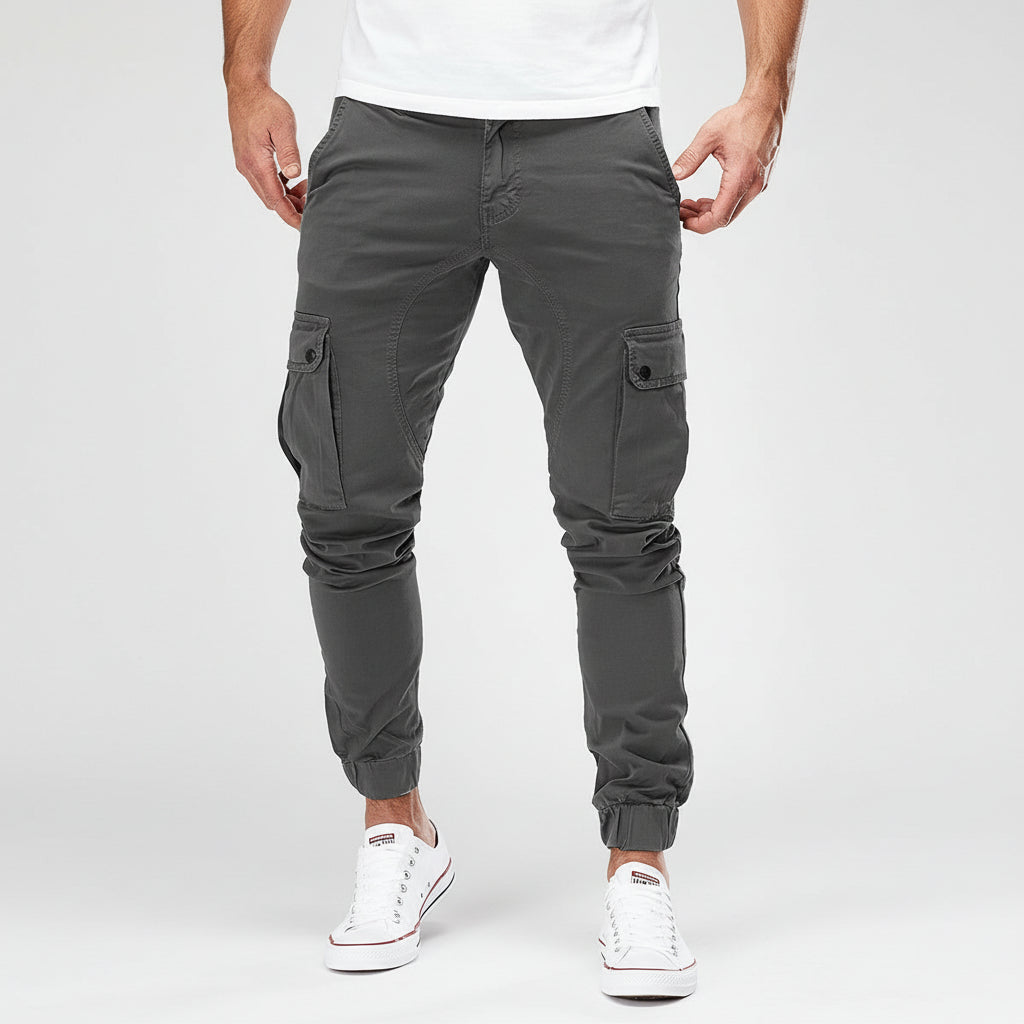 ANFINITE | Slidstærke Cargo Bukser til Herrer – Casual Stil med Funktionelle Lommer