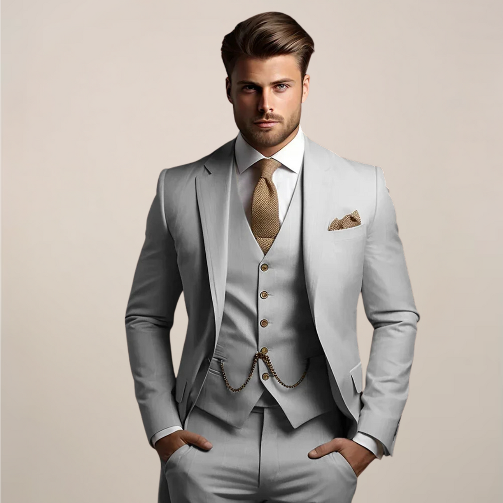Abito Uomo Tre Pezzi Elegante Primaverile ANFINITE