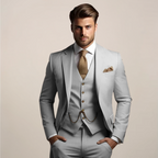 Abito Uomo Tre Pezzi Elegante Primaverile ANFINITE