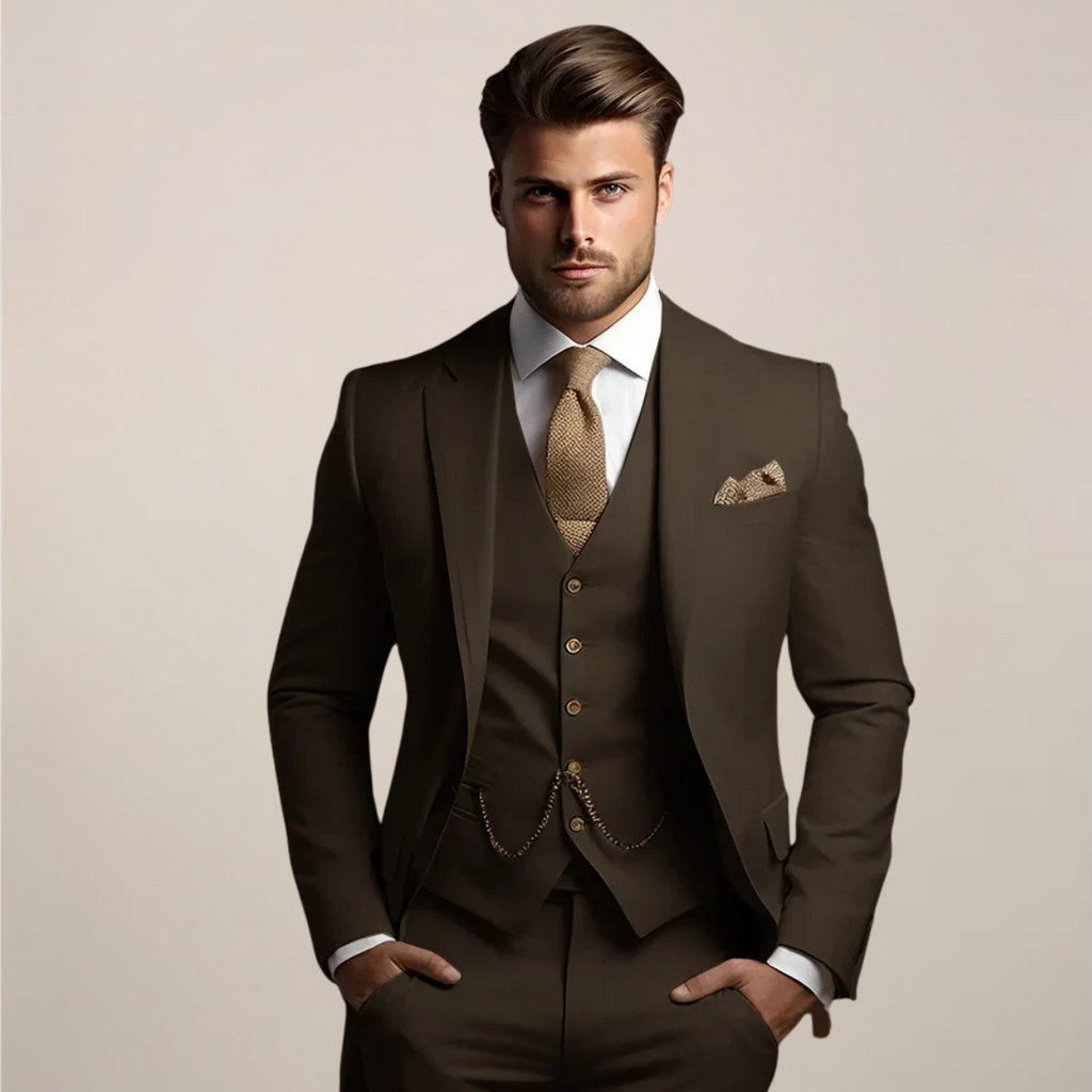 Abito Uomo Tre Pezzi Elegante Primaverile ANFINITE
