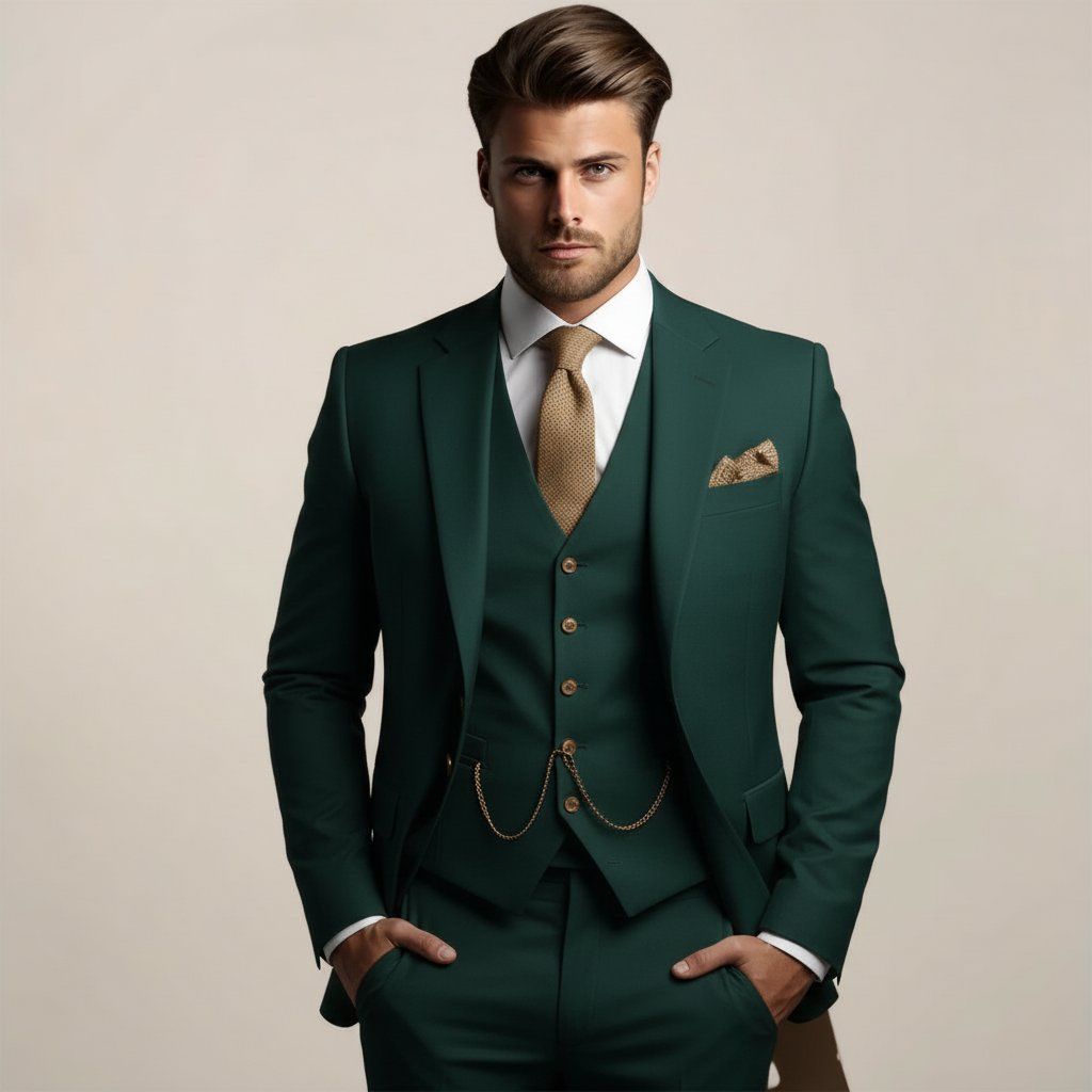 Abito Uomo Tre Pezzi Elegante Primaverile ANFINITE