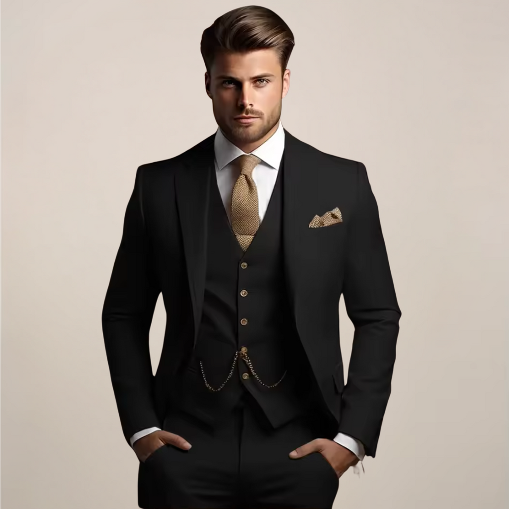 Abito Uomo Tre Pezzi Elegante Primaverile ANFINITE