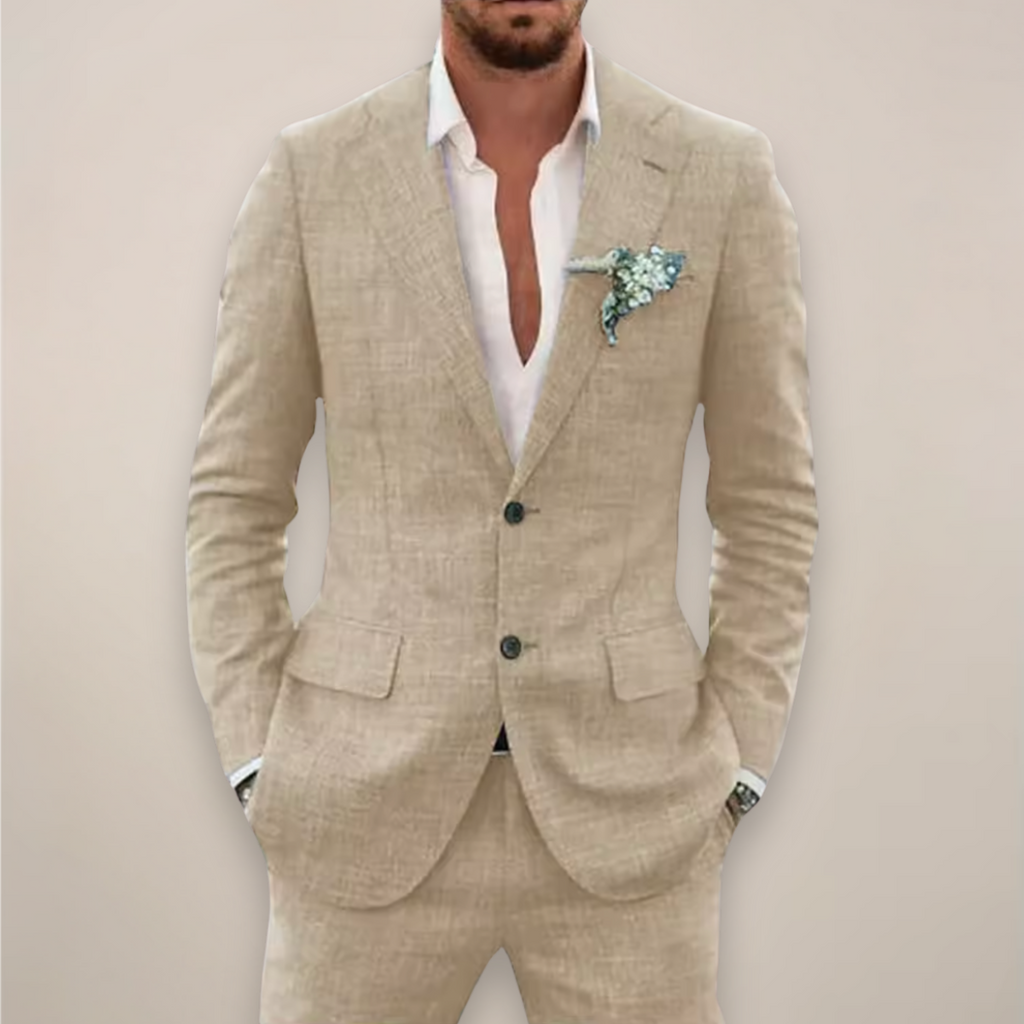 Completo Uomo Elegante Monopetto