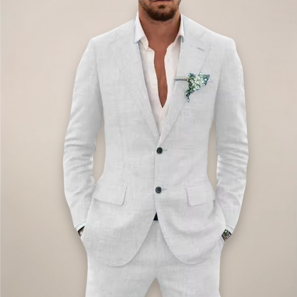 Completo Uomo Elegante Monopetto