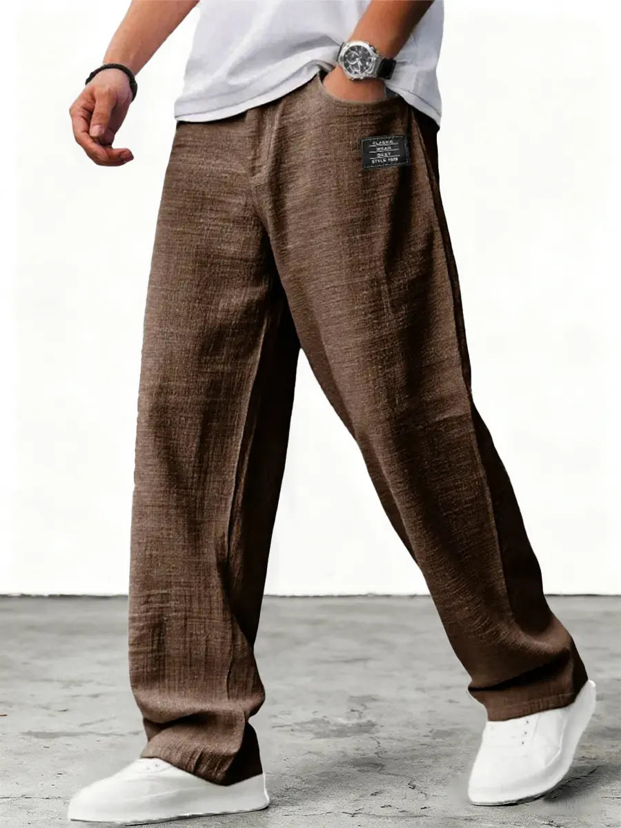 Pantaloni Estivi Uomo a Gamba Larga