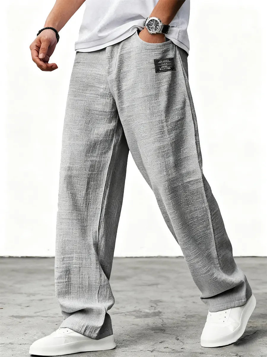 Pantaloni Estivi Uomo a Gamba Larga