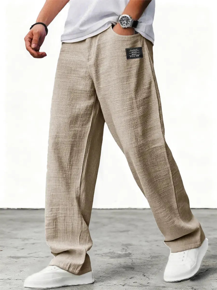 Pantaloni Estivi Uomo a Gamba Larga