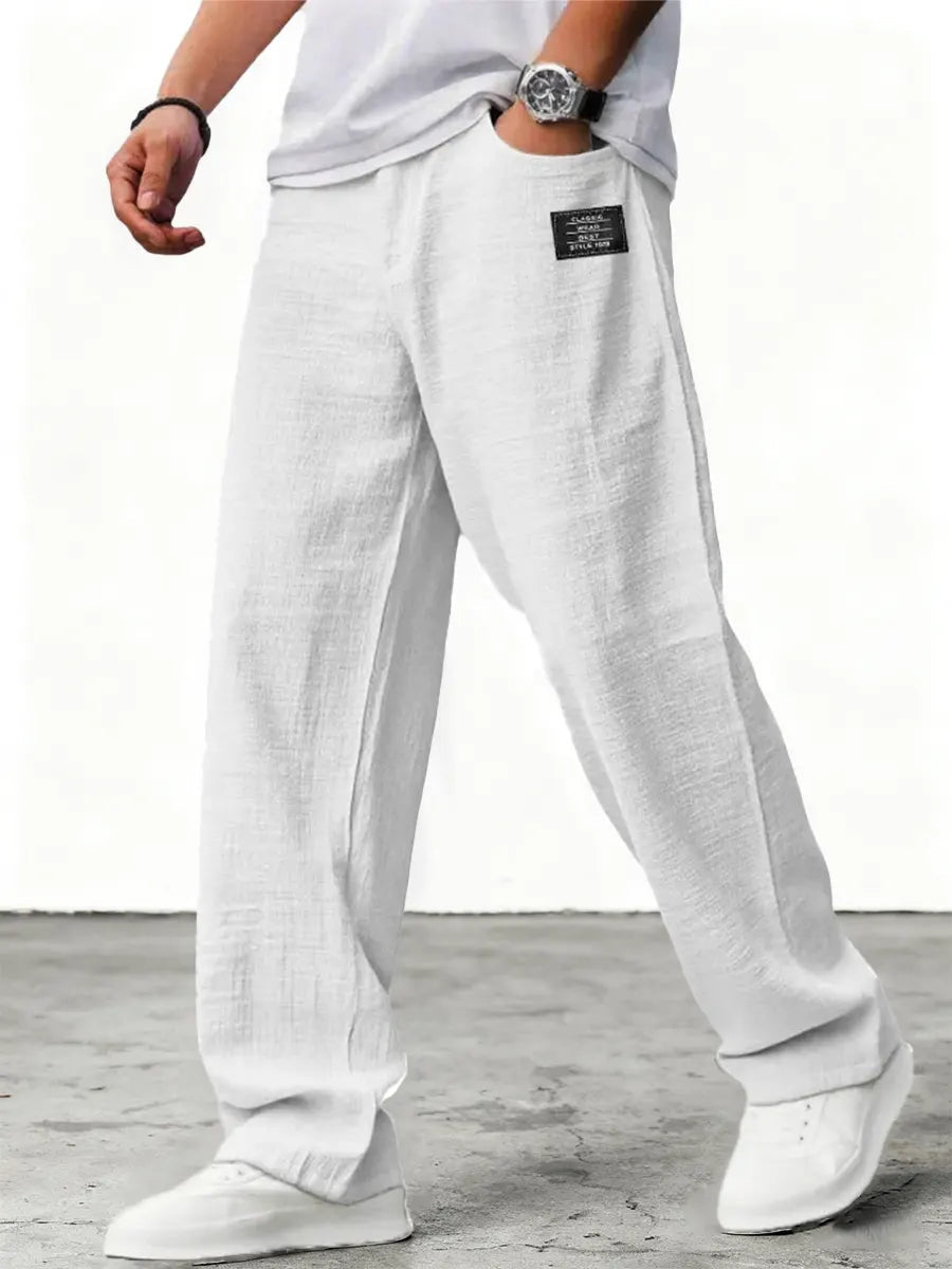 Pantaloni Estivi Uomo a Gamba Larga