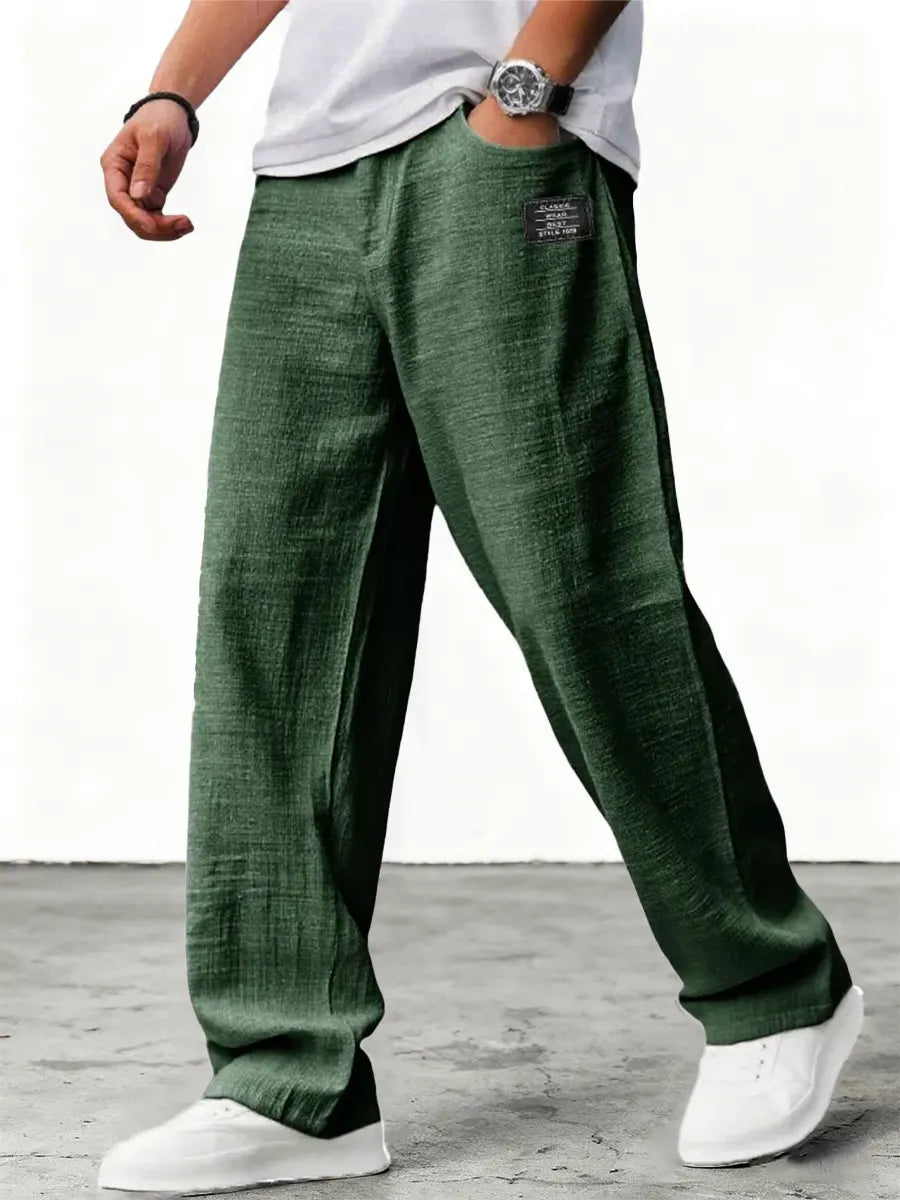 Pantaloni Estivi Uomo a Gamba Larga