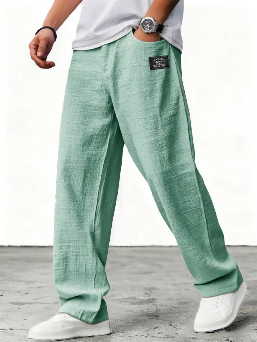 Pantaloni Estivi Uomo a Gamba Larga