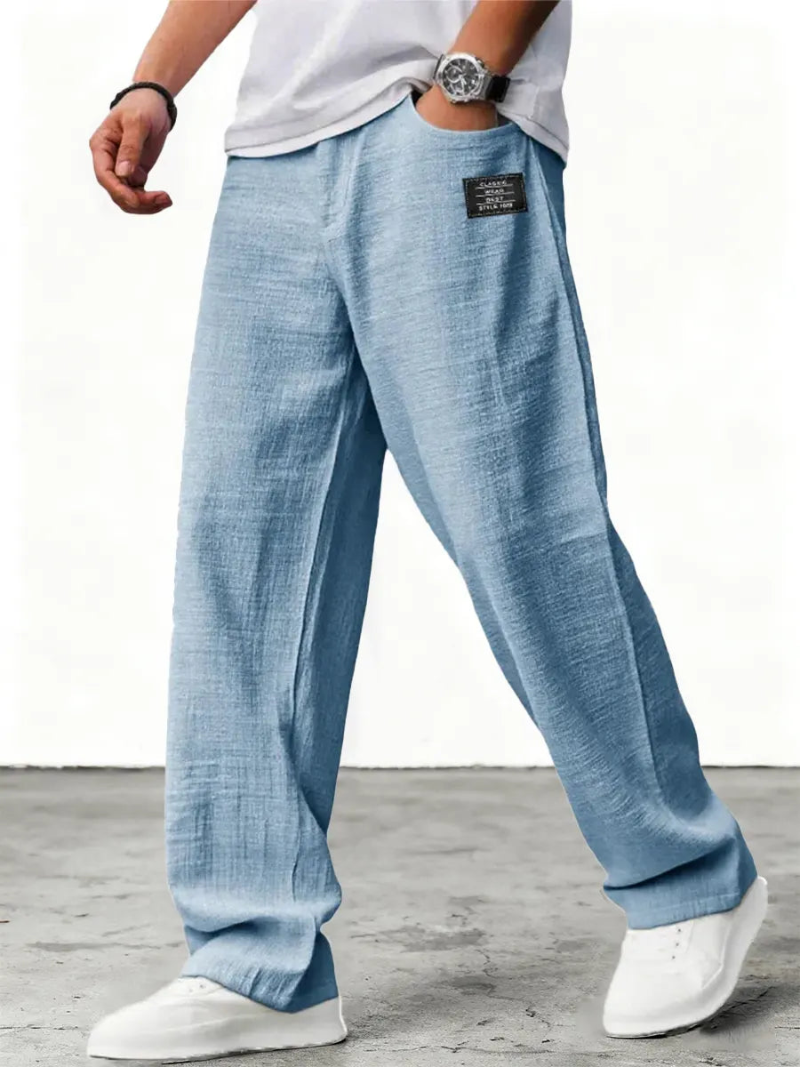 Pantaloni Estivi Uomo a Gamba Larga