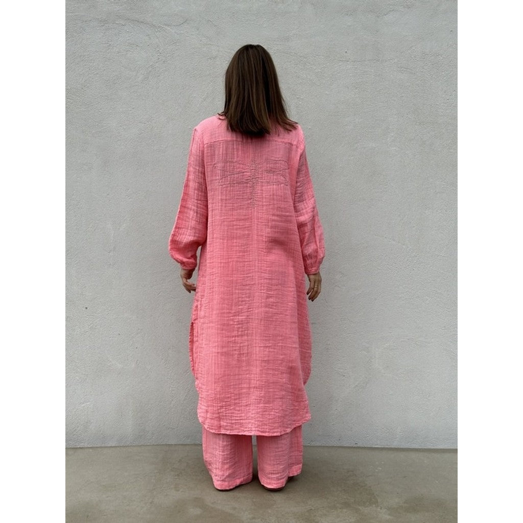Kaftan Dame Oversize Silhuet Sommerstil