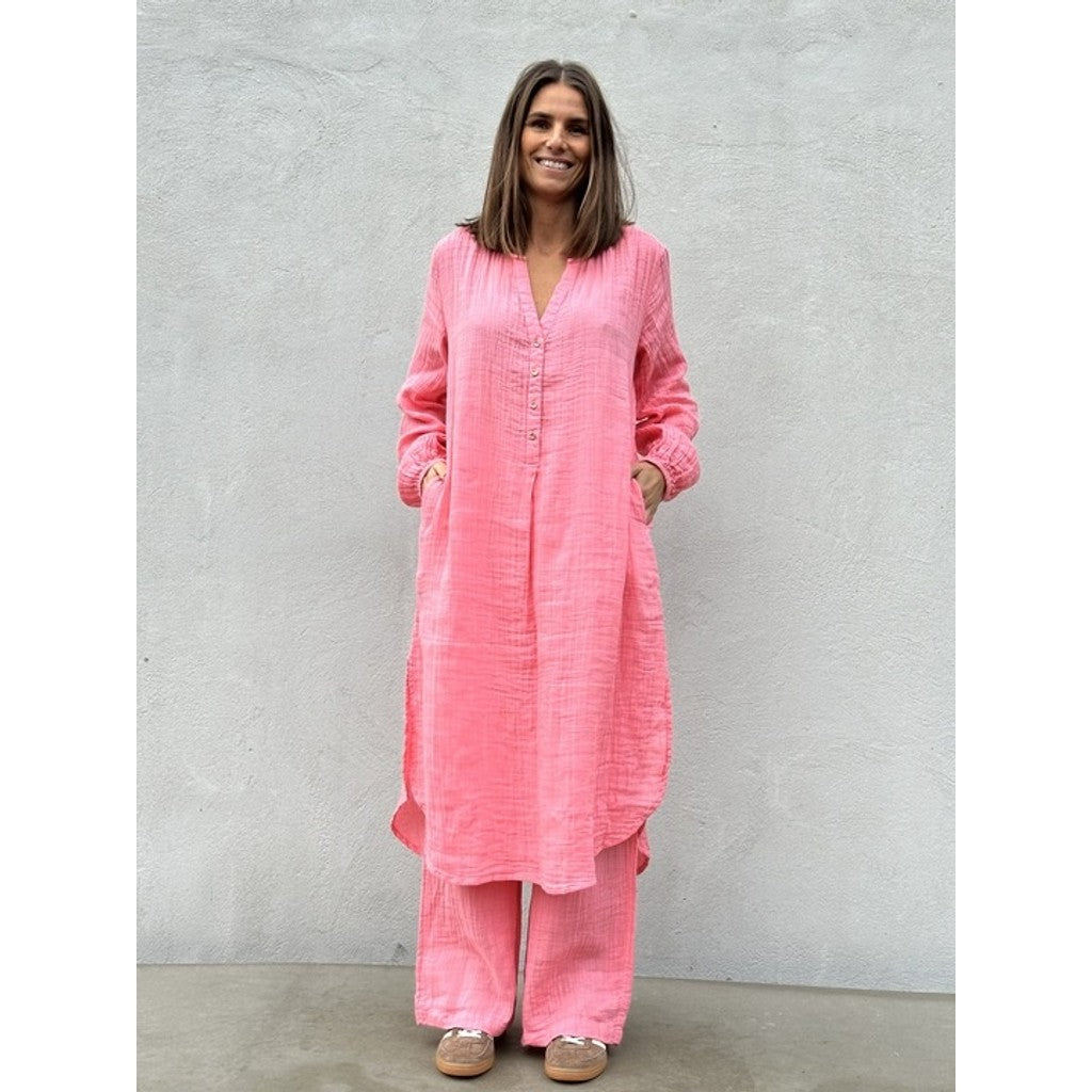 Kaftan Dame Oversize Silhuet Sommerstil